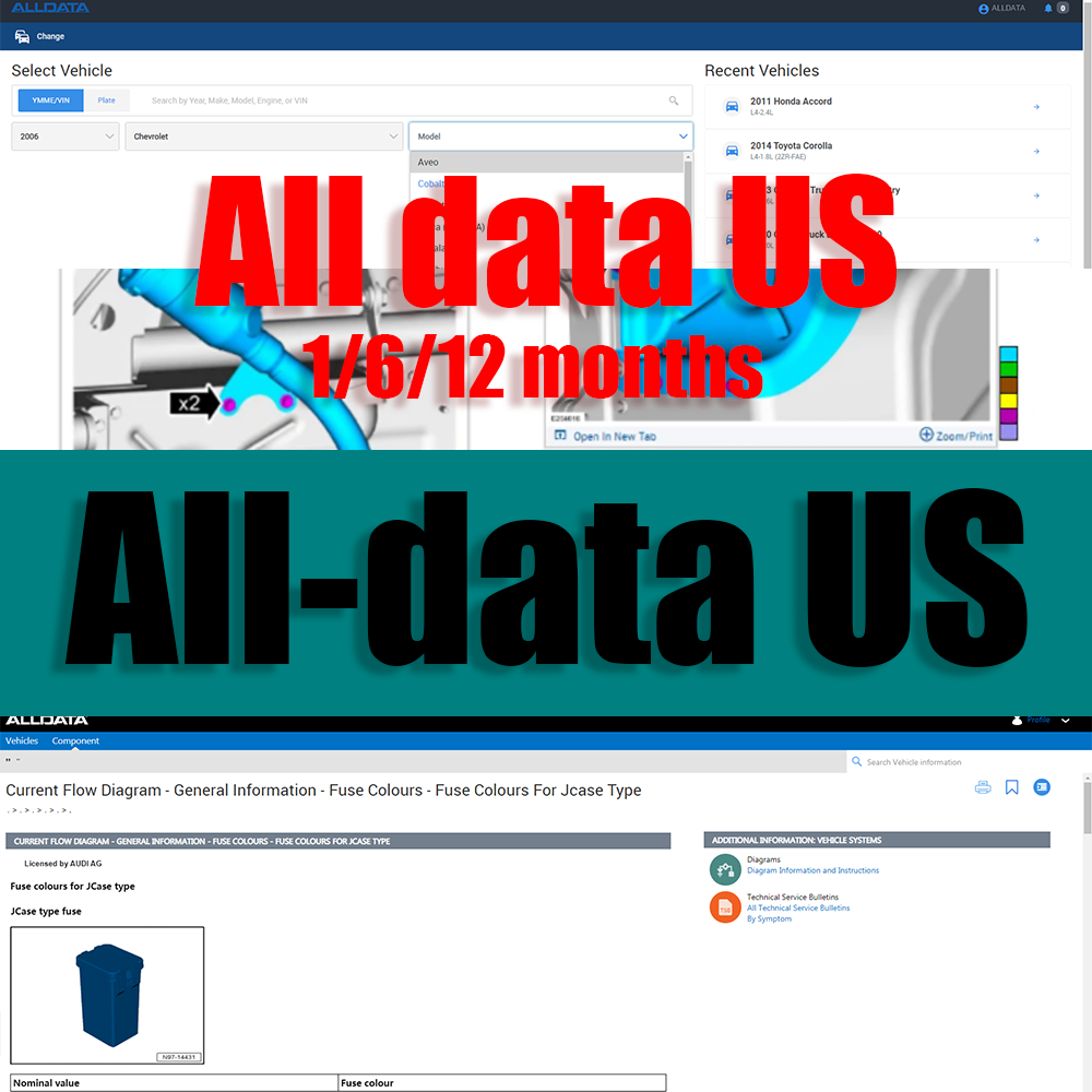 Workshop Tools Diagram - 2026 Alldata US Full Version Online