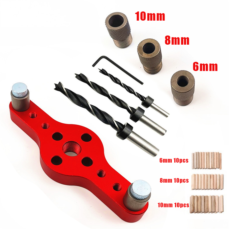 Pocket Hole Jig - 6/8/10mm Alloy Vertical Pocket Hole Jig