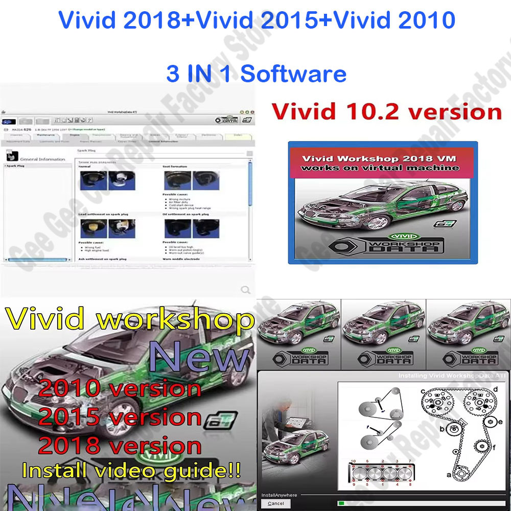 Workshop Tools Diagram - Vivid 2018 vivid 2015 vivid 2010