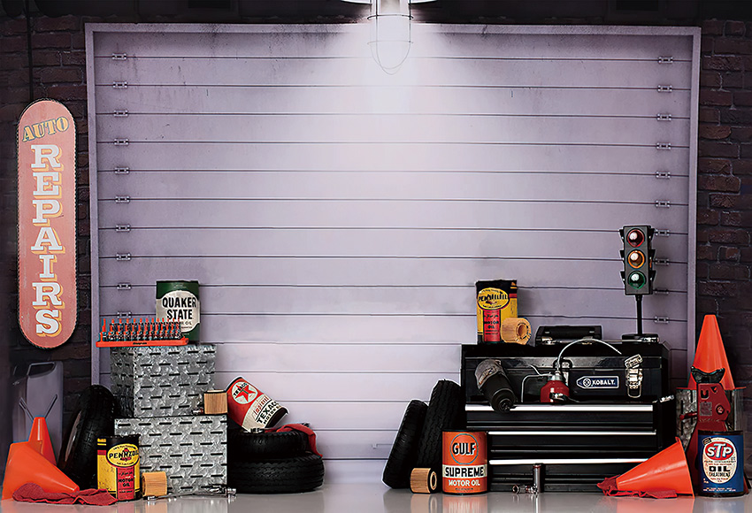 Mehofond Auto Repairs Garage P - Workshop Tools Background ulasan dan harga