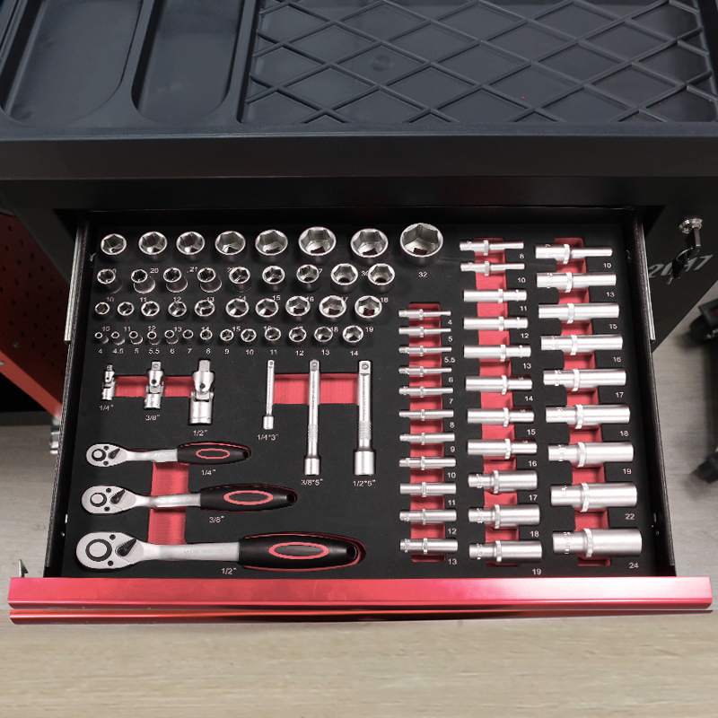 7 Drawer Tool Trolley With 273 - Mechanical Tools In Workshop ulasan dan harga