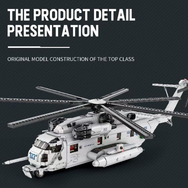 Military Aircraft CH-53 Transp - Hand Plane Block ulasan dan harga