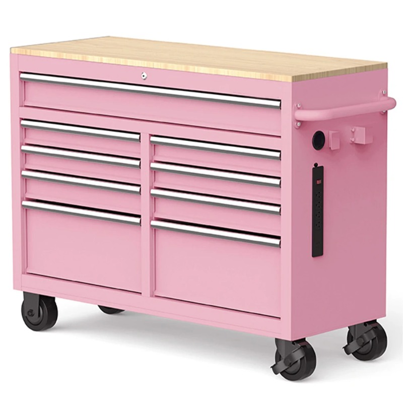 Pink Tool Chest on Wheels 46-I - Workshop Use Tools ulasan dan harga