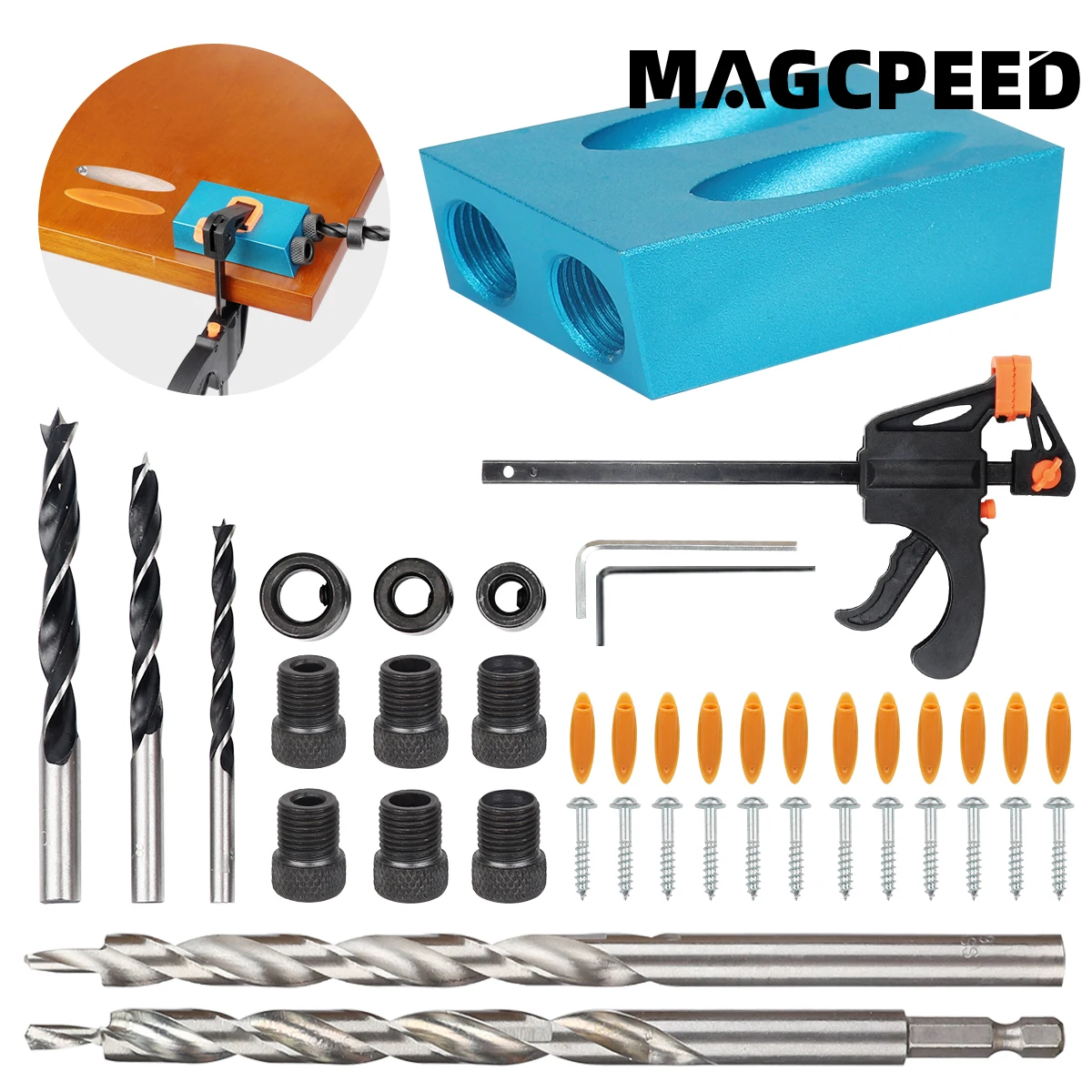 15 Degree Angle Locator Diagon - Pocket Hole Jig ulasan dan harga