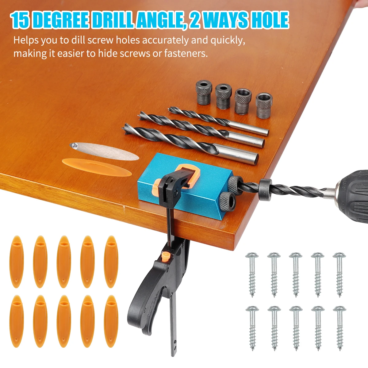 15 Degree Angle Locator Diagon - Pocket Hole Jig ulasan dan harga