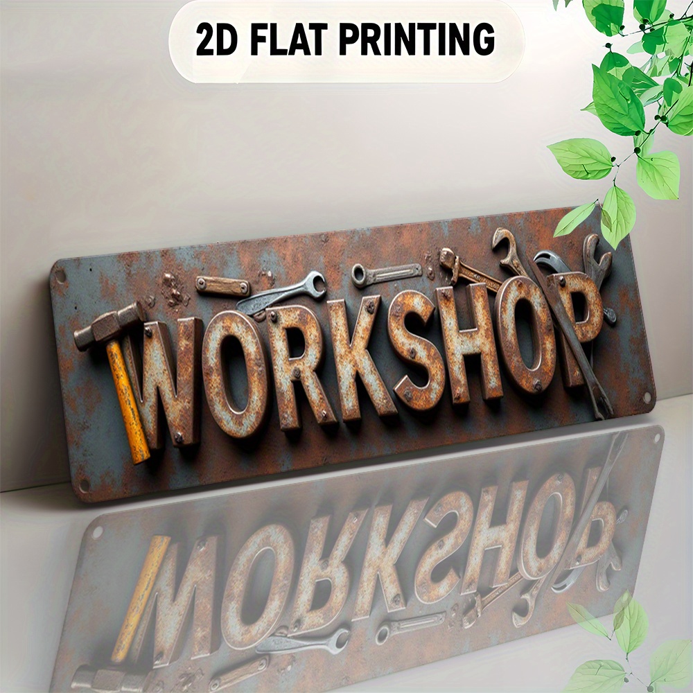 2D Flat,Signboard, a Decorativ - Workshop Tools Background ulasan dan harga