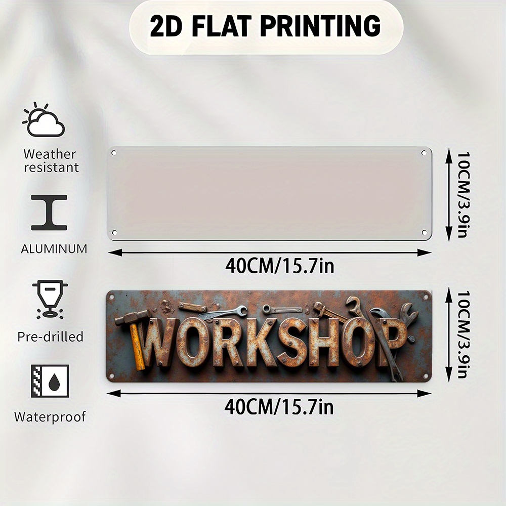 2D Flat,Signboard, a Decorativ - Workshop Tools Background ulasan dan harga