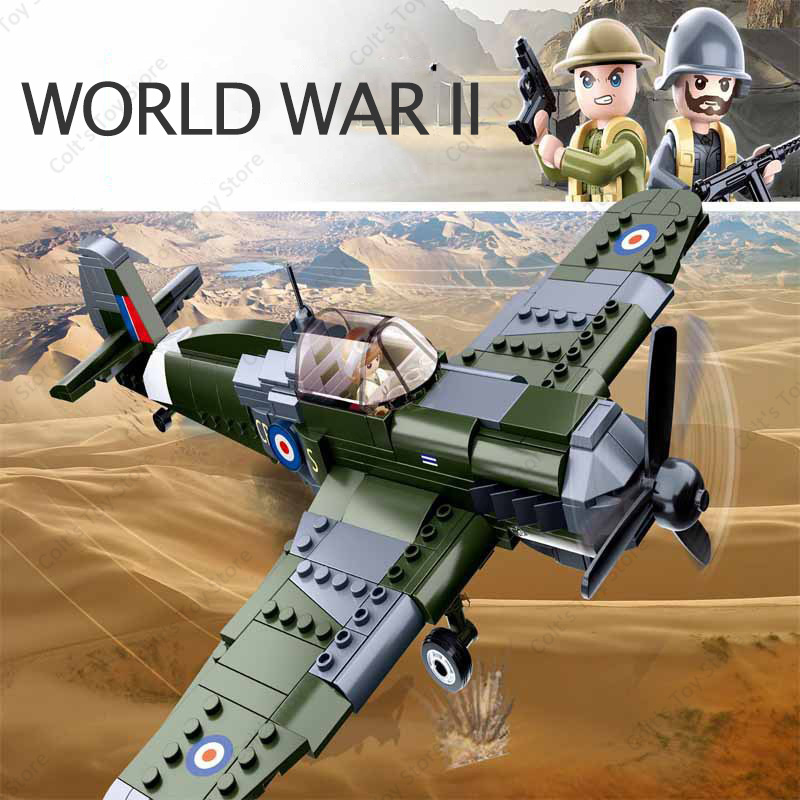 Sluban Military WW2 Planes Sov - Hand Plane Block ulasan dan harga