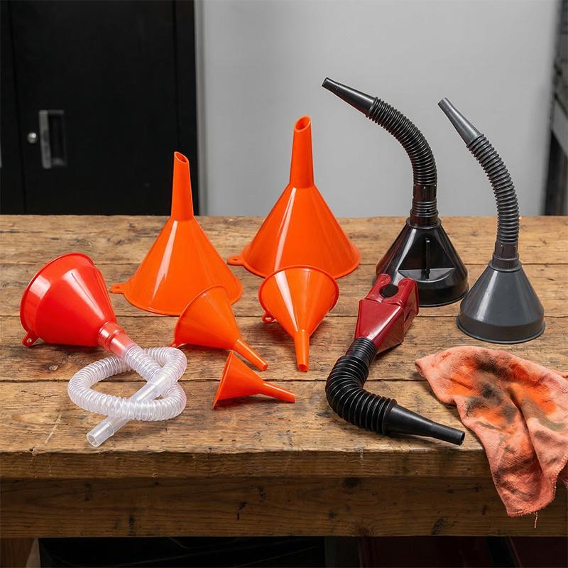 Car Plastic Funnel Set 8 Piece - Workshop Use Tools ulasan dan harga