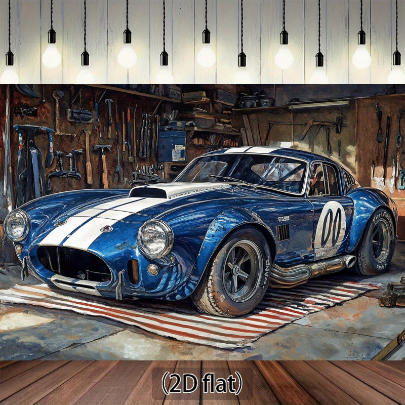 1Vintage Racing Garage Backgro - Workshop Tools Background ulasan dan harga