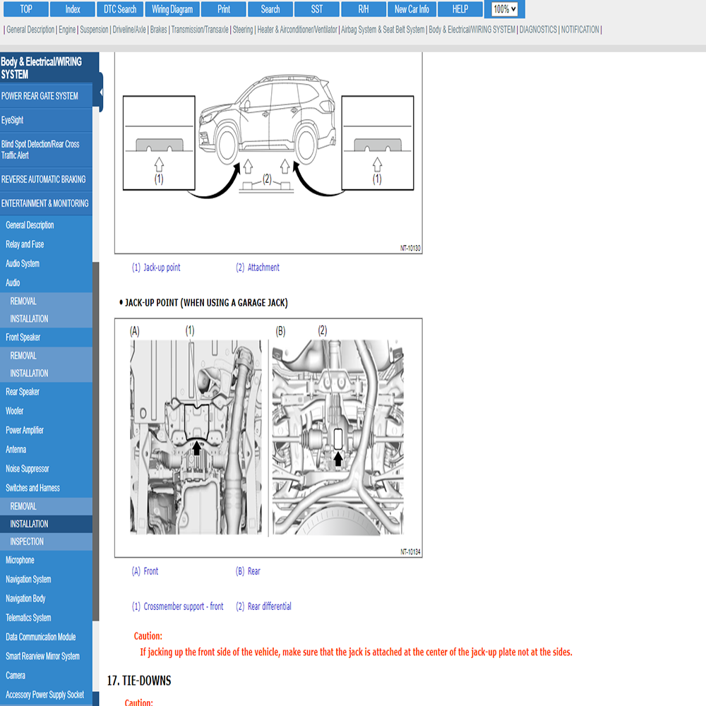 Online Account for Su-baru S-T - Workshop Tools Diagram ulasan dan harga