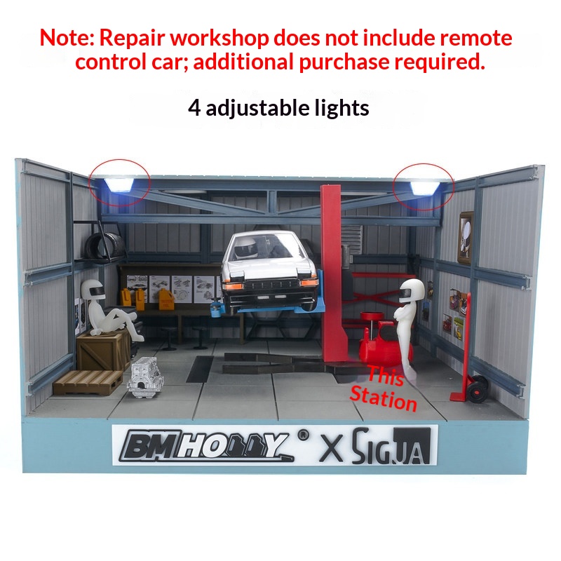 BM HOBBY 1/24 Scale RC Car Sim - Workshop Tools 3D Model ulasan dan harga
