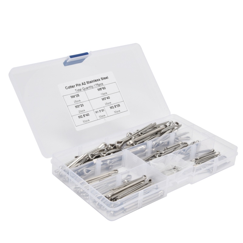 175Pcs Cotter Pin Metal Clip F - Car Workshop Tools Kit ulasan dan harga