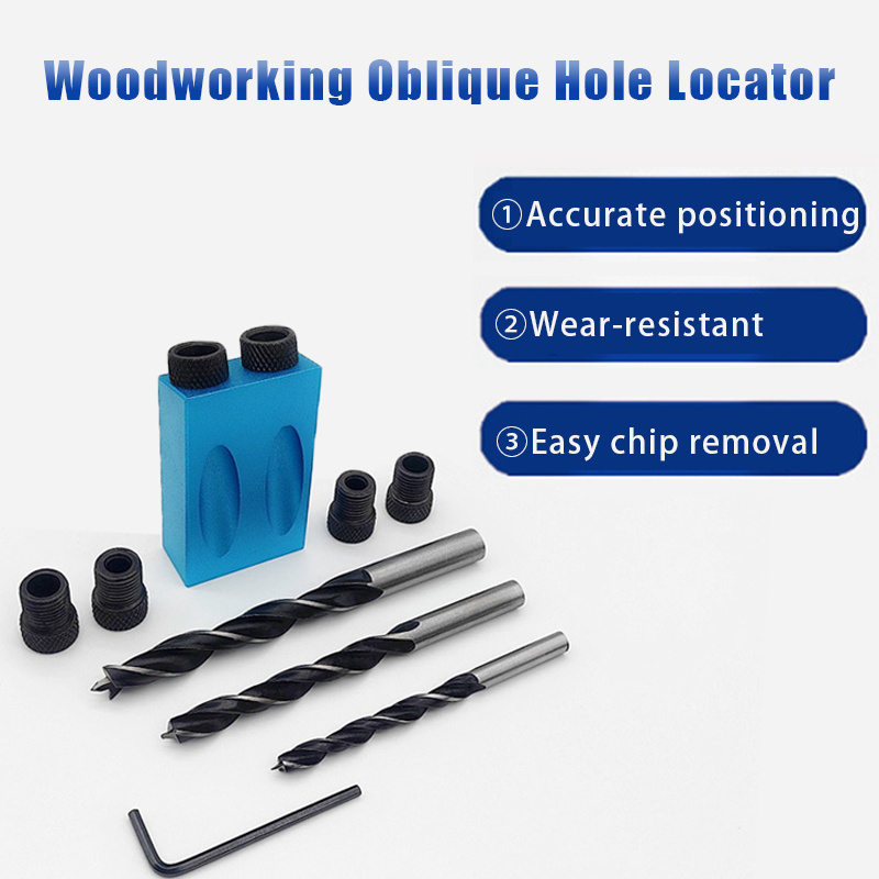 7/14pcs 15 Degress Oblique Hol - Pocket Hole Jig ulasan dan harga