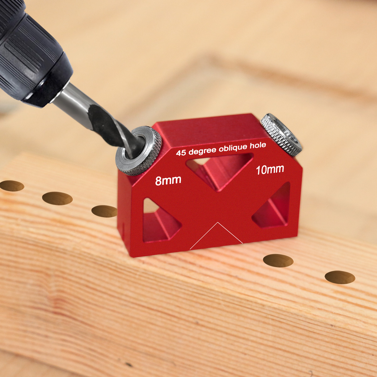 45° Aluminum Pocket Hole Jig K - Pocket Hole Jig ulasan dan harga