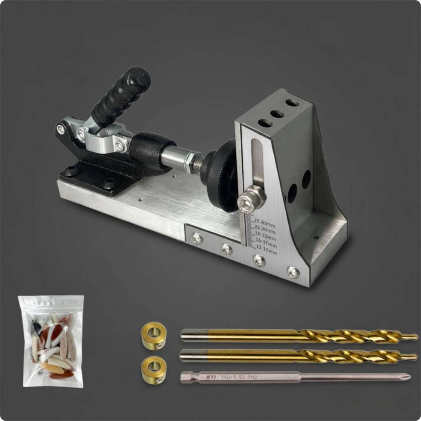 Pocket Hole Jig Aluminum Alloy - Pocket Hole Jig ulasan dan harga