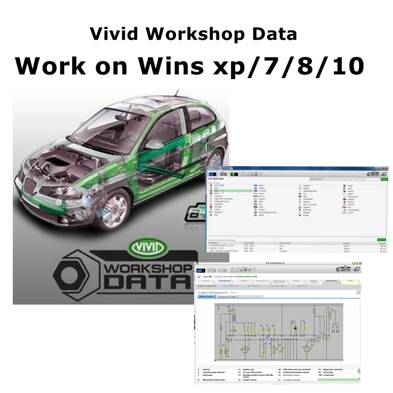 2018 or 2010 Automotive Vivid  - Workshop Tools Diagram ulasan dan harga