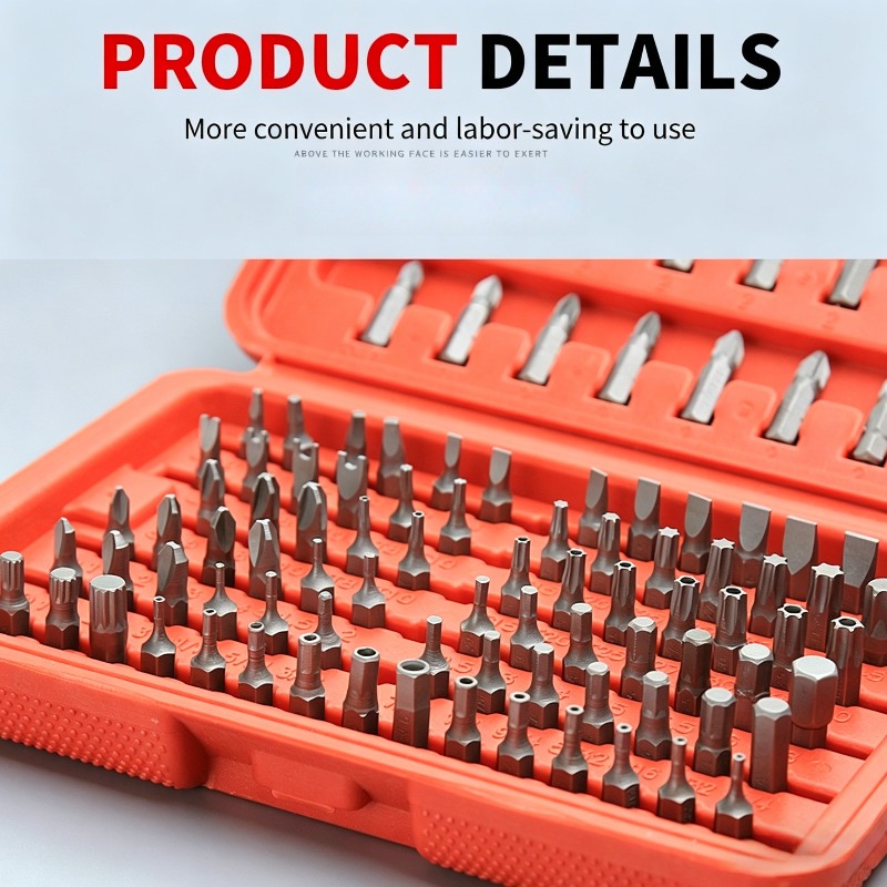100PCS Screwdriver Bit Set, Ho - Car Workshop Tools Kit ulasan dan harga