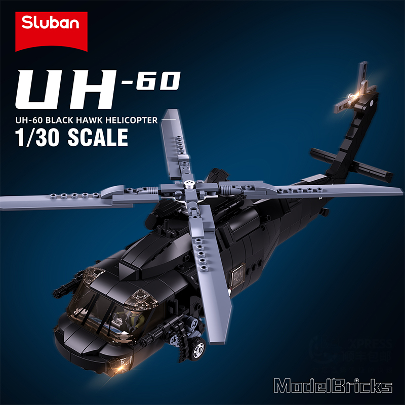 692PCS Military UH-60L Medical - Hand Plane Block ulasan dan harga