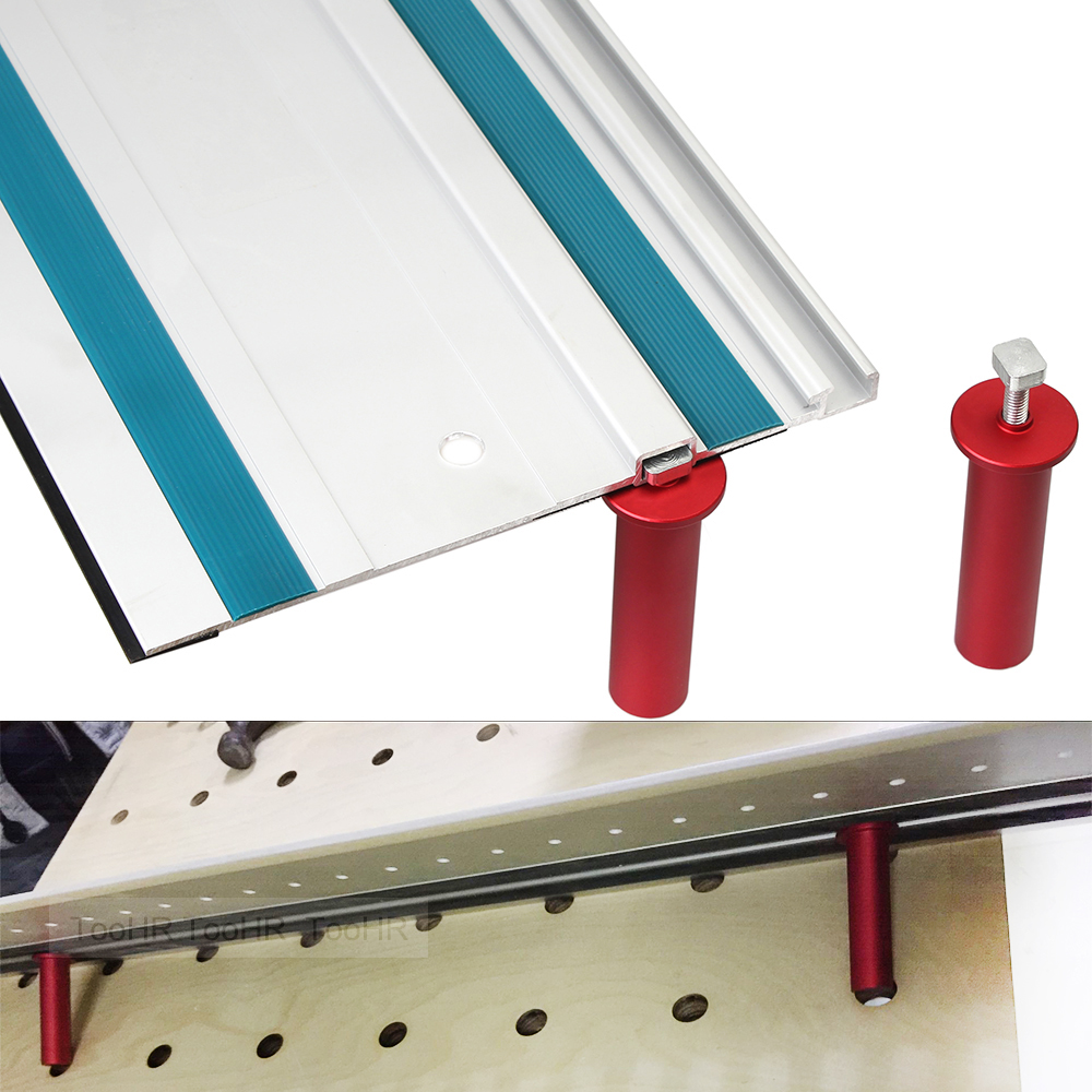 Aluminum Alloy Guide Rail Trac - Bench Dog Hole ulasan dan harga