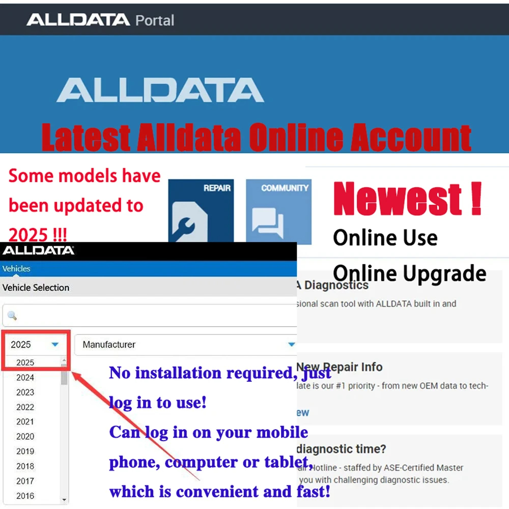 2027 Alldata CAR Data Newest O - Workshop Tools Diagram ulasan dan harga