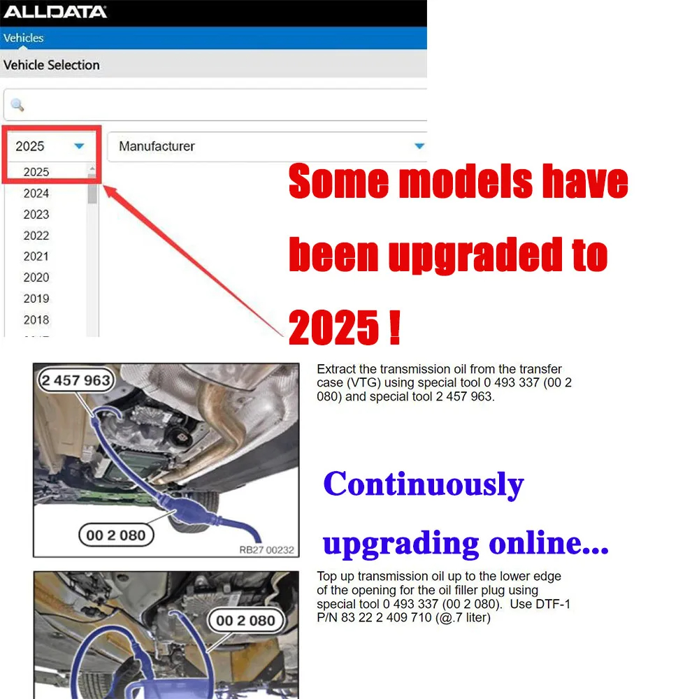 2027 Alldata CAR Data Newest O - Workshop Tools Diagram ulasan dan harga
