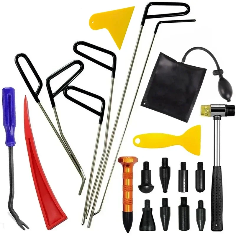 Car Body Dent Removal Crowbar  - Car Workshop Tools Kit ulasan dan harga