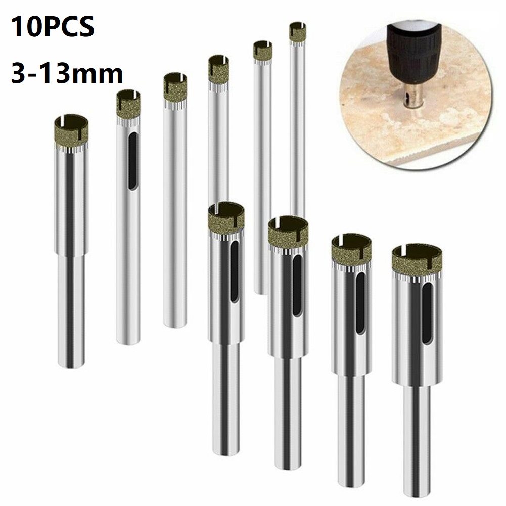 10PCS 3mm-14mm Diamond Coated  - Pocket Hole Jig ulasan dan harga