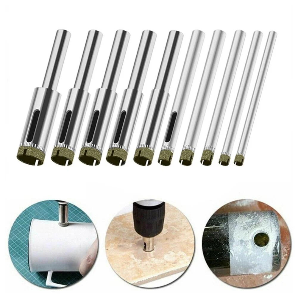 10PCS 3mm-14mm Diamond Coated  - Pocket Hole Jig ulasan dan harga