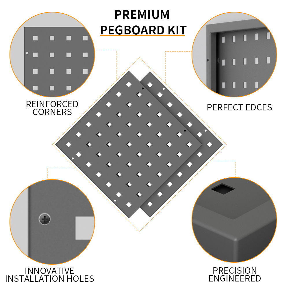 Pegboard 28cm Square | Multi-U - Workshop Use Tools ulasan dan harga